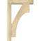 Ekena Millwork Westlake Block Rough Sawn Bracket w/ Offset Brace, Douglas Fir, 4"W x 14"D x 22"H BKT0402X14X22WTL05RDF - alternate 2